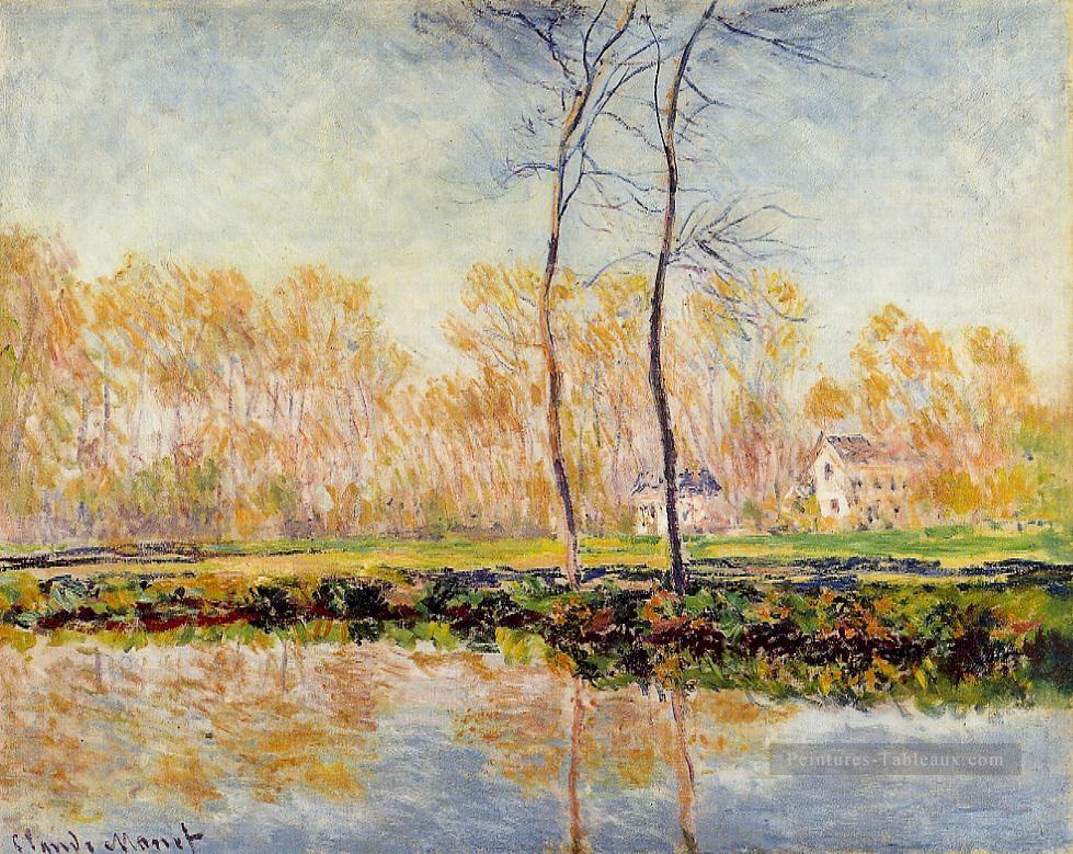Les rives de l’Epte à Giverny Claude Monet Peintures à l'huile